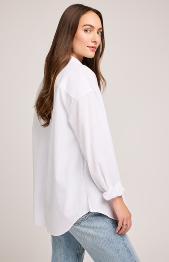 Gentle Fawn Callahan Button Down Shirt White