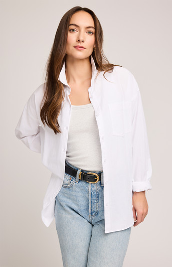 Gentle Fawn Callahan Button Down Shirt White
