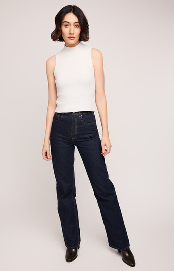 Gentle Fawn Michelle Ribbed Tank Heather Ash