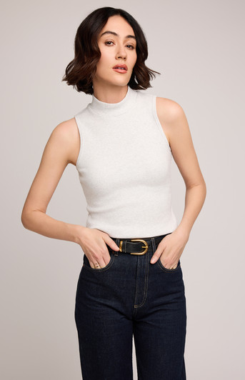 Gentle Fawn Michelle Ribbed Tank Heather Ash