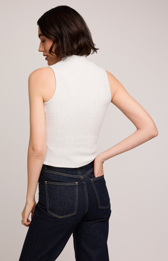 Gentle Fawn Michelle Ribbed Tank Heather Ash