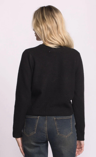 Pink Martini Carmel Sweater Black