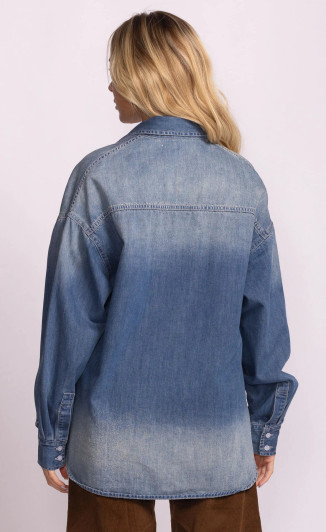 Pink Martini Carter Jacket Denim Blue