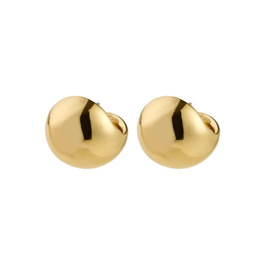 Pilgrim Jace Bubble Dome Earrings Gold Plated