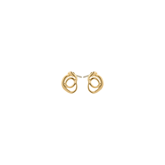 Pilgrim Diego Spiral Studs Gold Plated