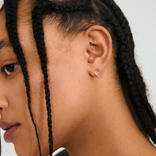 Pilgrim Diego Spiral Studs Gold Plated