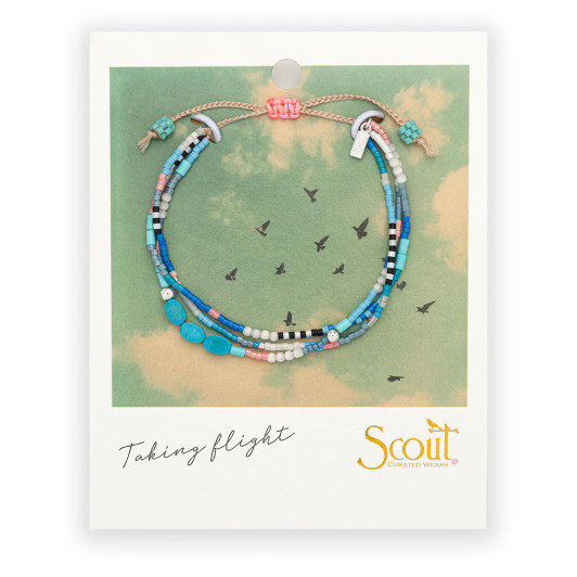 Scout Mixed Media Mixed Taking Flight Bracelet Turquoise/Silver