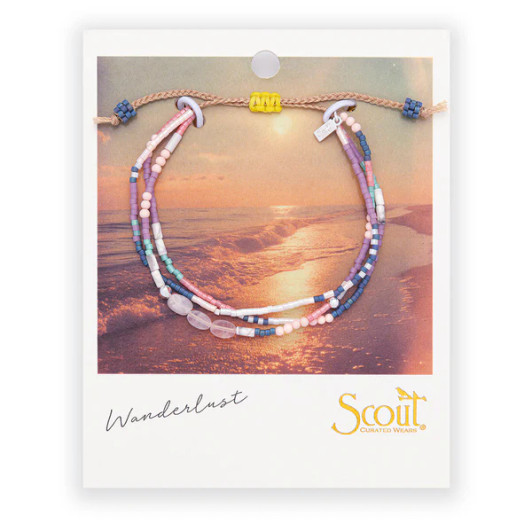 Scout Mixed Media Wanderlust Bracelet Rose Quartz/Silver