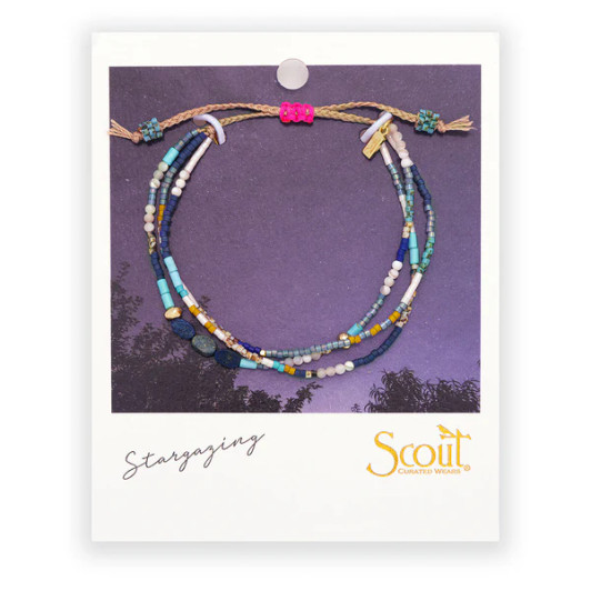 Scout Mixed Media Stargazing Bracelet Lapis/Gold