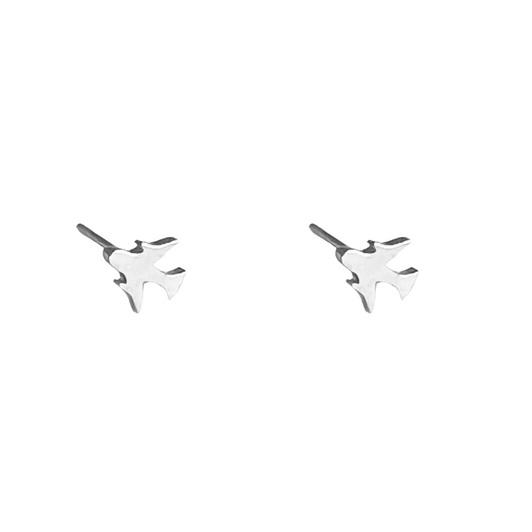 Royce & Oak Airplane Studs Silver