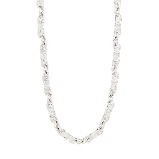 Pilgrim Instant Safety Pin Layered Necklace Silver Plated - Starlet