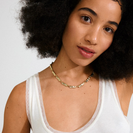 Pilgrim Instant Bar Necklace Gold Plated
