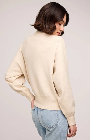 Gentle Fawn Alfie Crew Neck Sweater Heather Oat