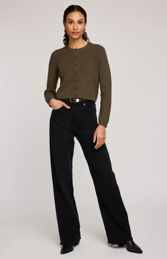 Gentle Fawn Mirabelle Knit Top Heather Olive