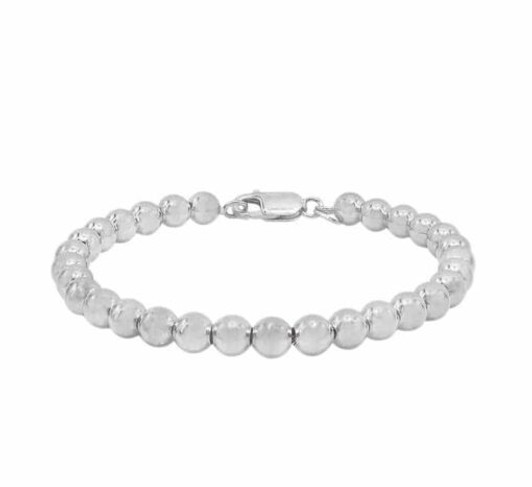Bamiyan Silver Ball Bracelet 4mm