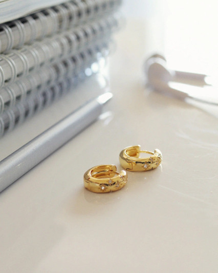 wellDunn Starloop Hoops Gold