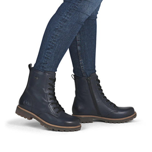Remonte Susan Lace-Up Boots Navy