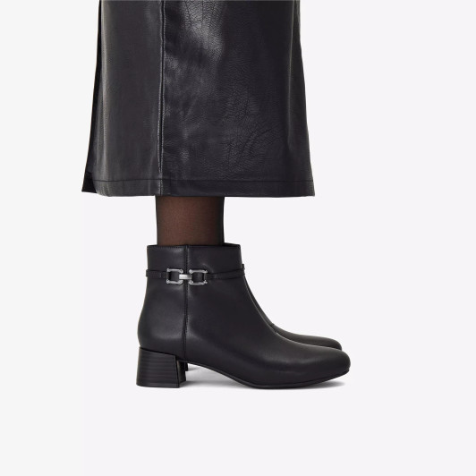 Clarks Iridessa Air Boots Black Leather