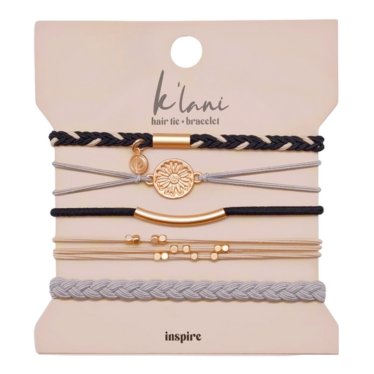 K’Lani Hair Tie Bracelet Set Inspire