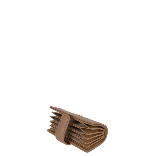 Matt & Nat Crepe Grain Card Holder Toffee