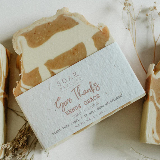 Soak Give Thanks Soap Bar