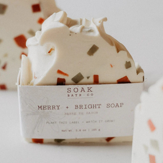 Soak Merry and Bright Soap Bar