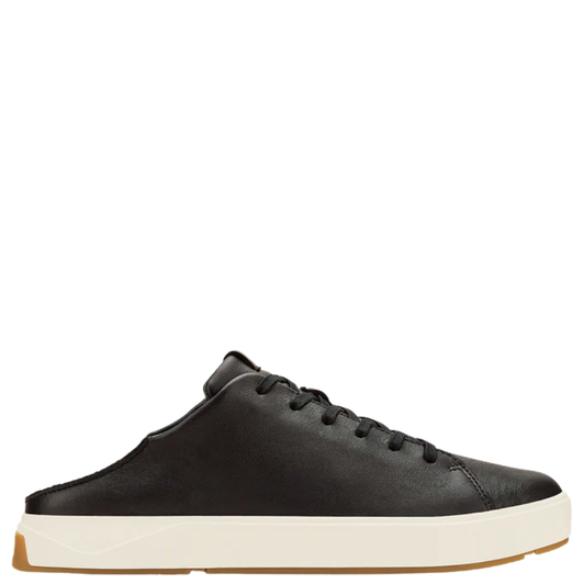 OluKai Lae‘ahi Lī ‘Ili Men’s Waterproof Leather Shoes Onyx