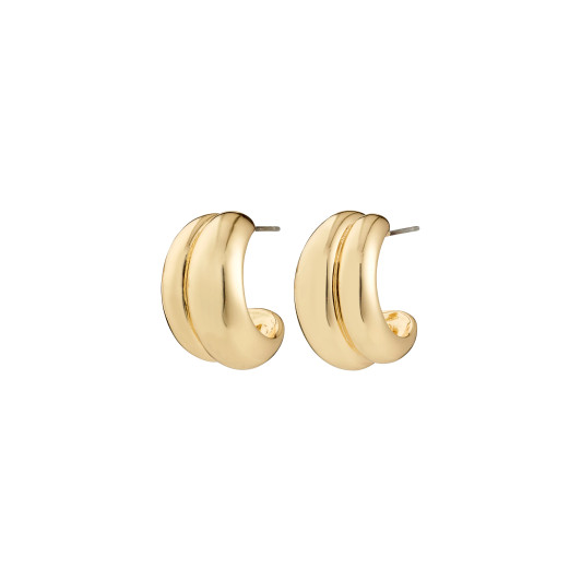Pilgrim Miko Double Hoops Gold Plated