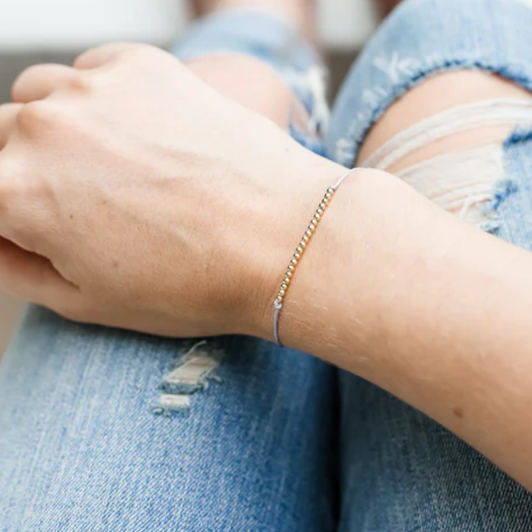 Lucky Feather Thinking of You Bracelet