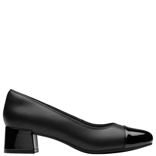 Clarks Iridessa May Block Heels Black Leather