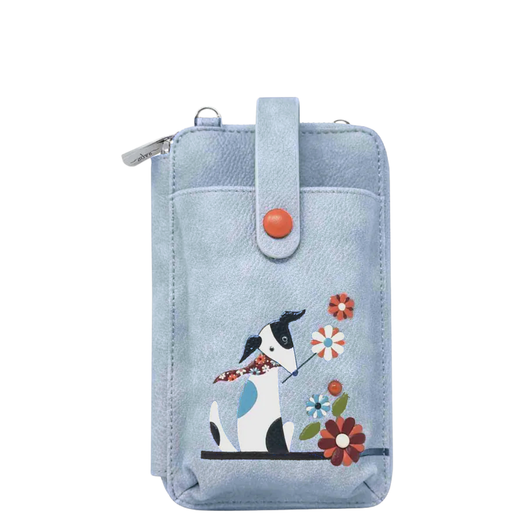 Espe Faith Dog Smartphone Purse Blue
