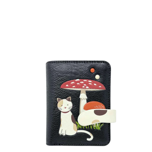 Espe Mushroom Small Wallet Black