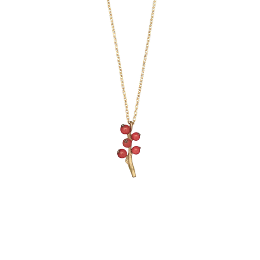 Michael Michaud Dainty Winterberry Pendant Necklace