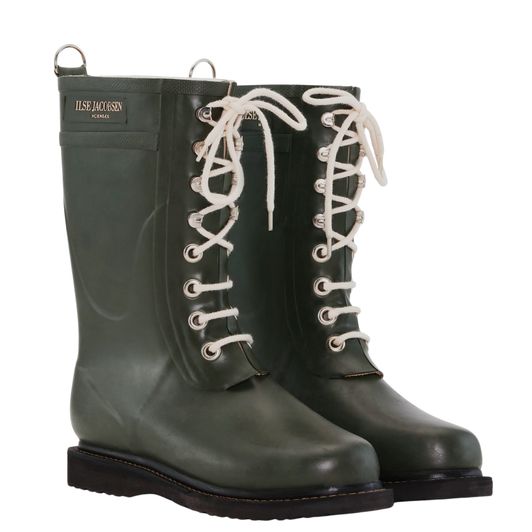 Ilse Jacobsen 3/4 RuIlse Jacobsen 3/4 Rubber Boots Armybber Boots Army