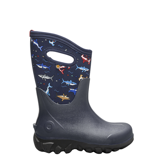 Bogs Kids Classic Seamless Boots Pixel Sharks