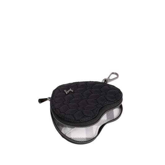 Lug Heart Pouch Black