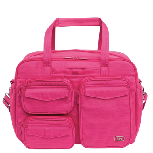 Lug Legacy Collection Puddle Jumper 2 Duffel Bag Brushed Rosette Pink