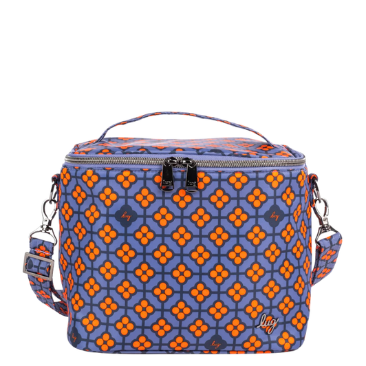 Lug Nibble Convertible Lunch Tote Very Berry Blue