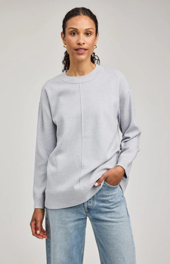 Gentle Fawn Louella Crewneck Sweater Heather Grey