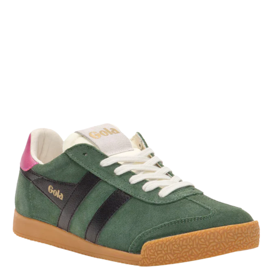 Gola Classics Elan Women's Sneakers Evergreen/Black/Fuchsia