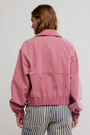 Free People Birdie Jacket Rose Rasin