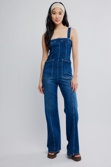 Free People Suns Out Bootcut Jumpsuit Erica