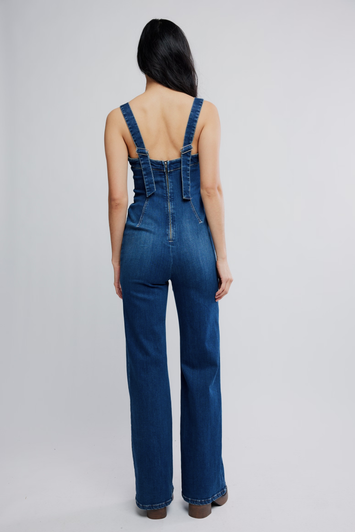 Free People Suns Out Bootcut Jumpsuit Erica