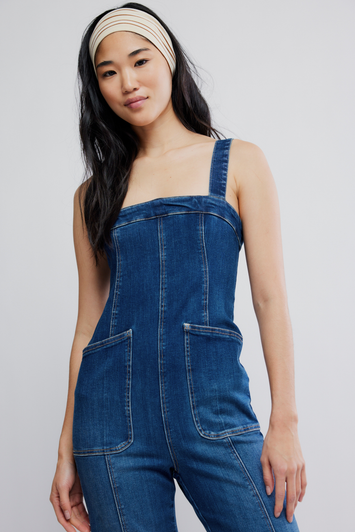 Free People Suns Out Bootcut Jumpsuit Erica