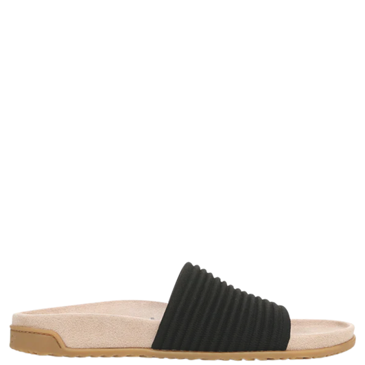 Vionic Ellie Evie Knit Slides Black