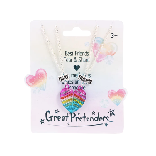 Great Pretenders Glamour Gals Tear & Share Necklace Set