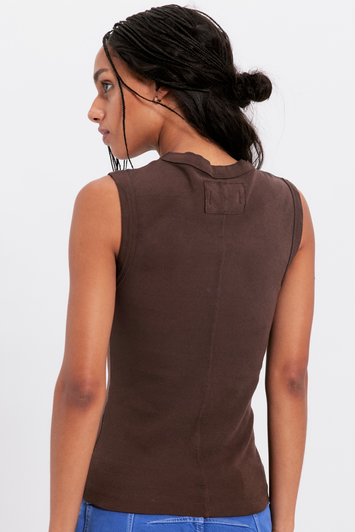Free People Murphy Tank Chocolatier