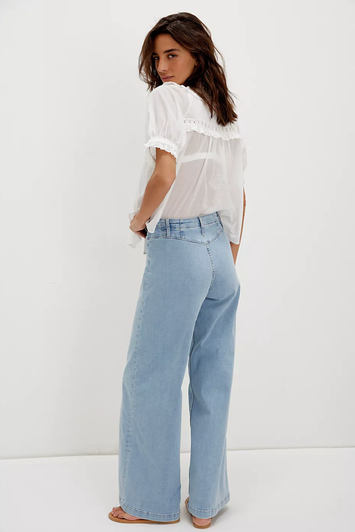 Free People Libre Wide Leg Jeans Palermo