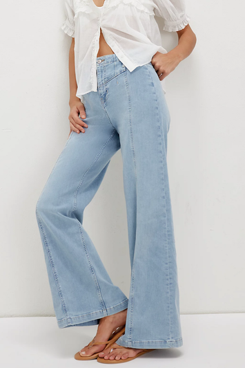 Free People Libre Wide Leg Jeans Palermo