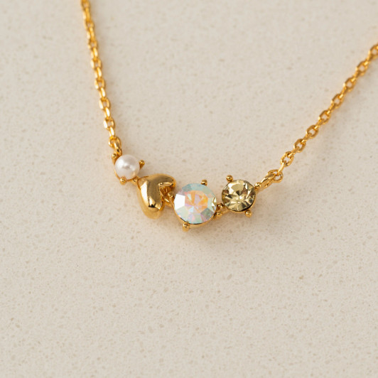 Lover's Tempo Amorette Necklace Yellow